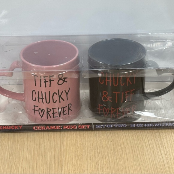 Chucky and Tiffany Ceramic Mug Set - Picture 2 of 5